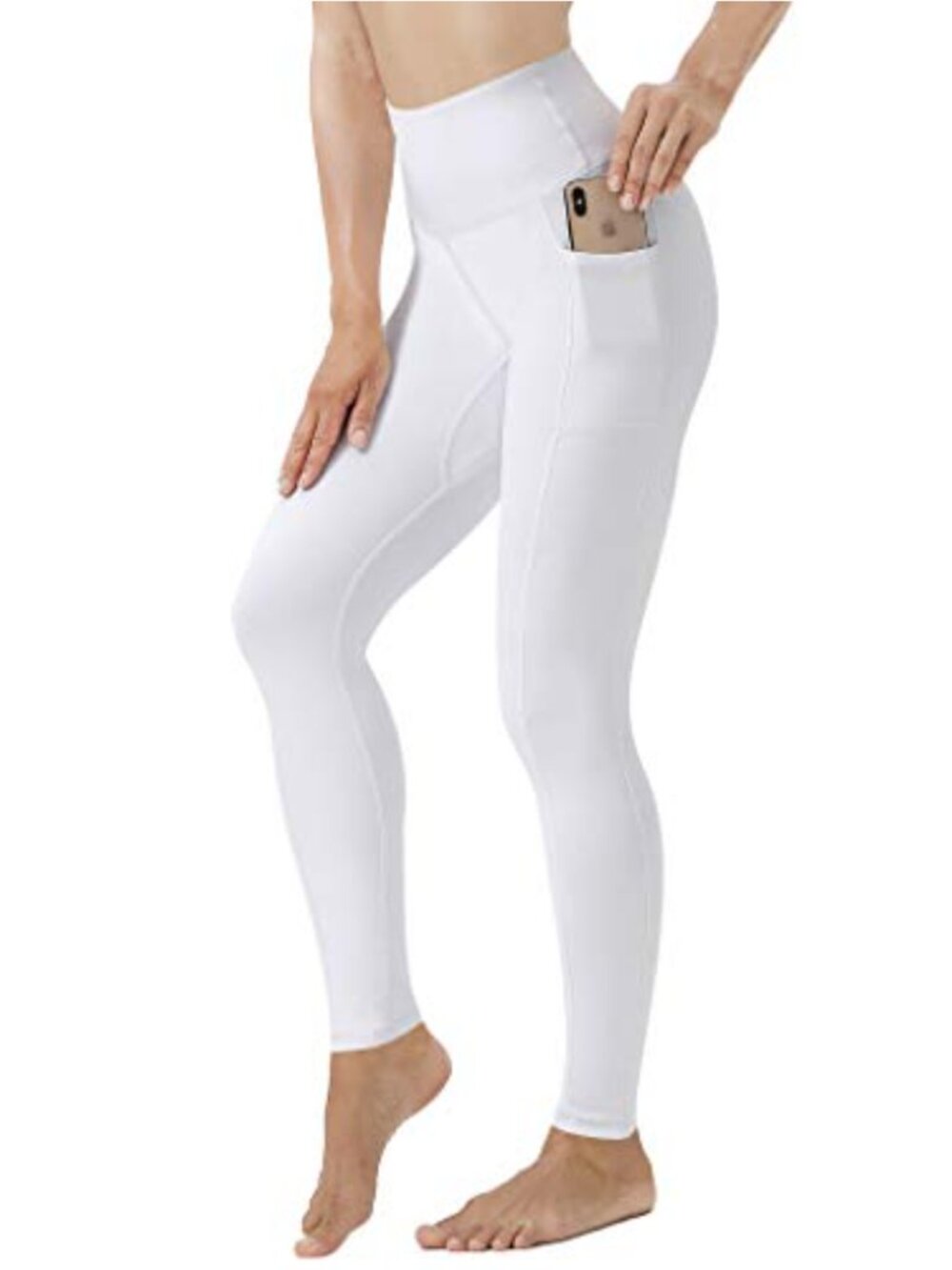 Women's High Waist Yoga Pants with Pockets, Tummy Control 4-Way Stretch Leggings